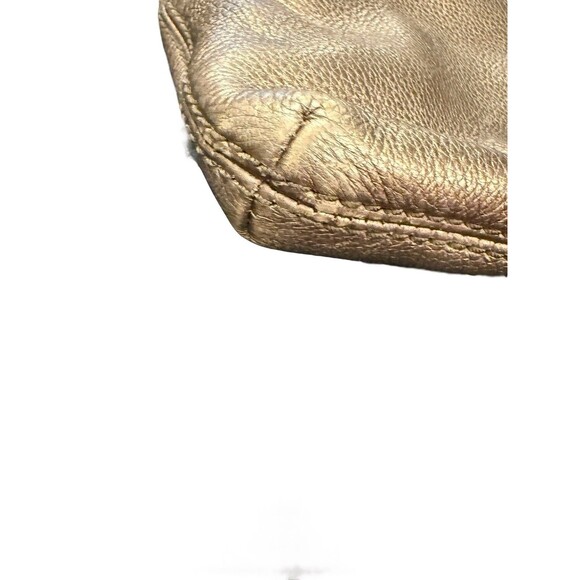 Fossil Explorer Mini Leather Crossbody Bag Metallic Platinum Silver - Picture 7 of 7